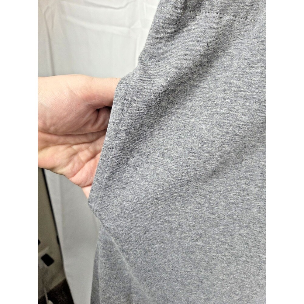Eileen Fisher Organic Cotton Spandex T-Shirt Dress Gray XS Short Sleeve - Picture 4 of 8
